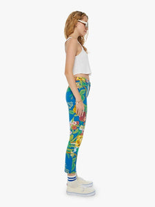 Mo1816 Mid Rise Dazzler Crop - Late Bloomer