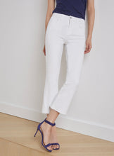 Load image into Gallery viewer, La2651 Kendra Crop Flare - White
