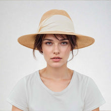 Load image into Gallery viewer, Gardenia Hat - Butterscotch/Ivory
