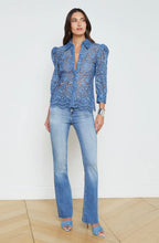 Load image into Gallery viewer, La40502 Blue Lace Top
