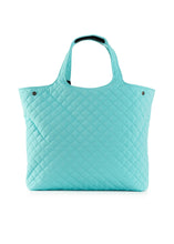 Load image into Gallery viewer, Turquoise &amp; Chartreuse Tote
